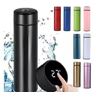 GARRAFA TÉRMICA COM TERMÔMETRO DIGITAL 500ml