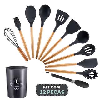 kit 12 colheres de cozinha